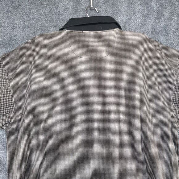 NASCAR Select Polo Shirt Men's XL Short Sleeve Gray Black Houndstooth Logo - Picture 6 of 12